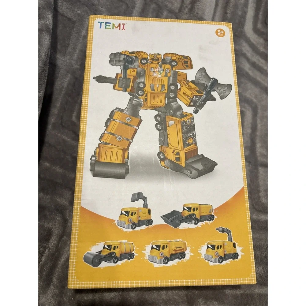 Temi 5 in 1‎ Transforming Robot Toy Boy Gift age 3 & up